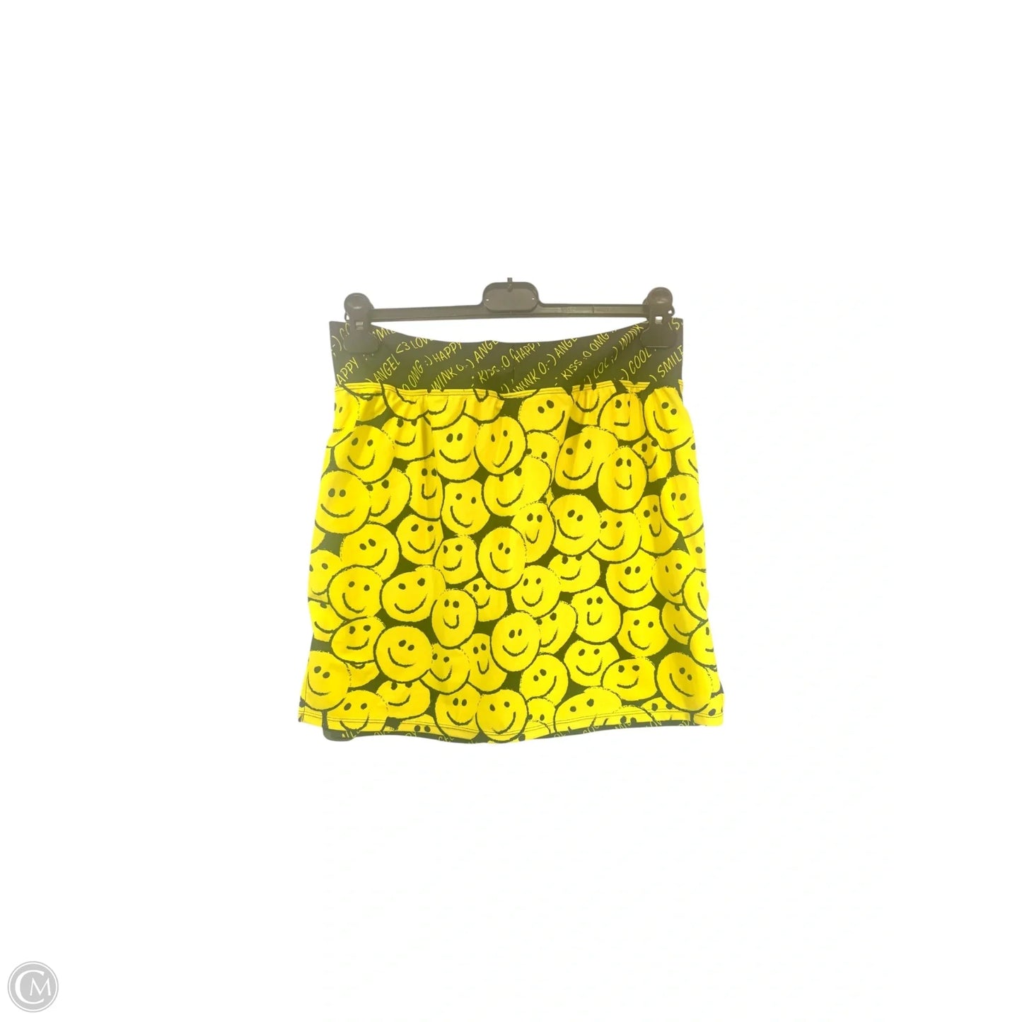 Athletic Skort By Skort Obsession In Black & Yellow, Size: L