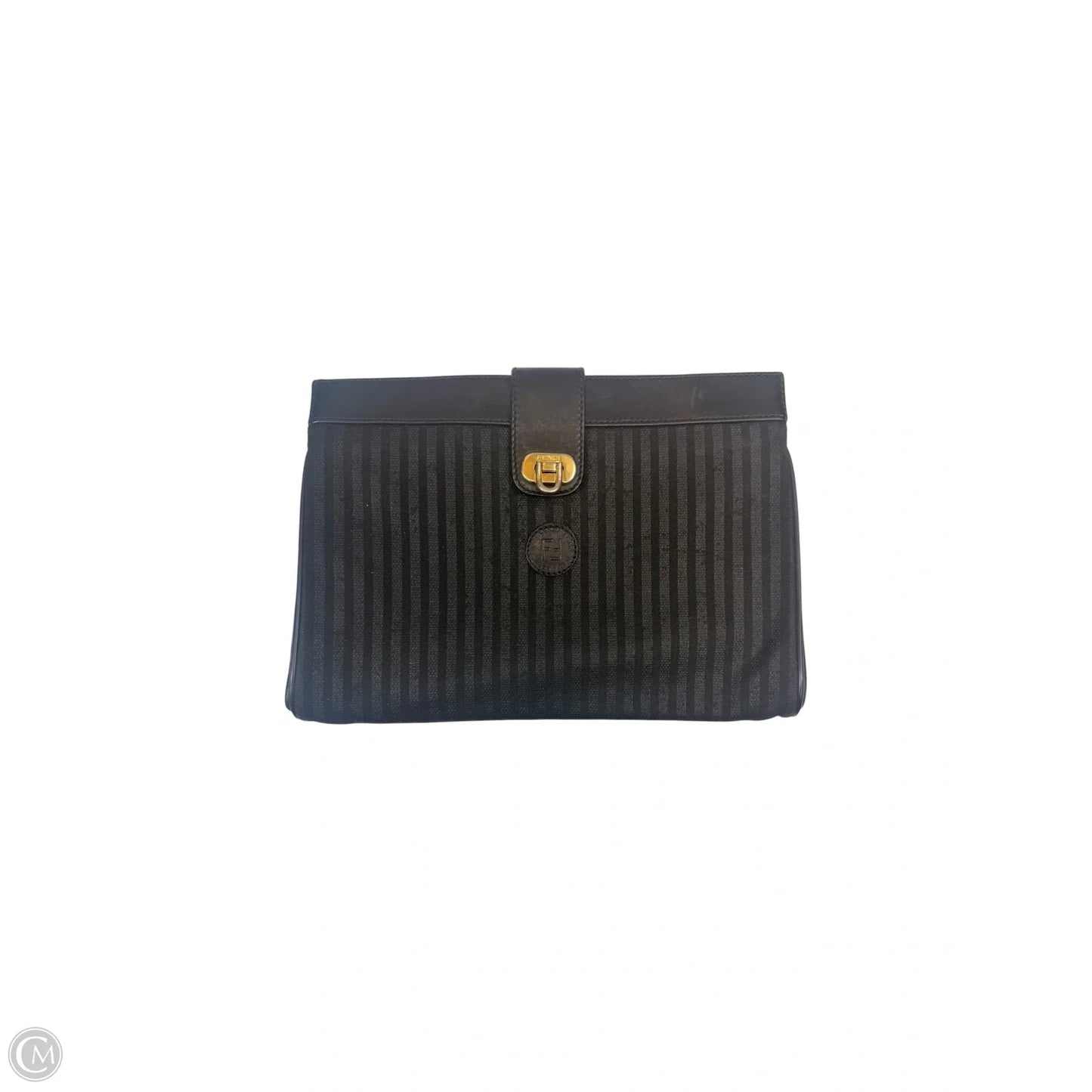 Clutch Luxury Designer By Fendi, Size: Medium
