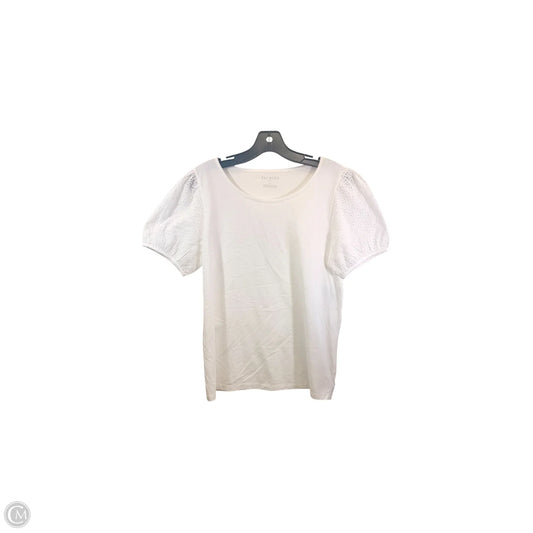 Top Short Sleeve By Talbots In White, Size: M