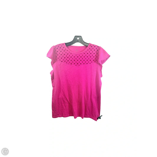 Top Sleeveless By St Johns Bay In Pink, Size: Sp