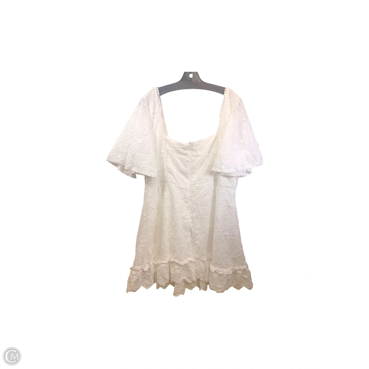 Dress Casual Short By Showpo In White, Size: Xl