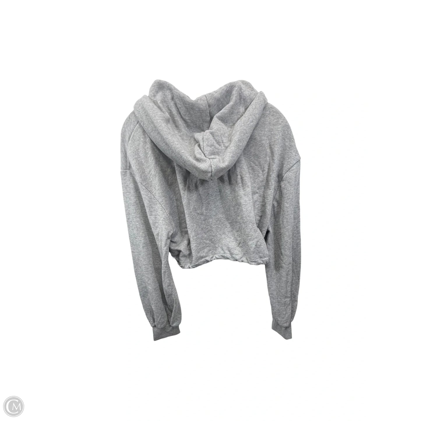 Athletic Top Long Sleeve Hoodie By Fashion Nova In Grey, Size: 1x