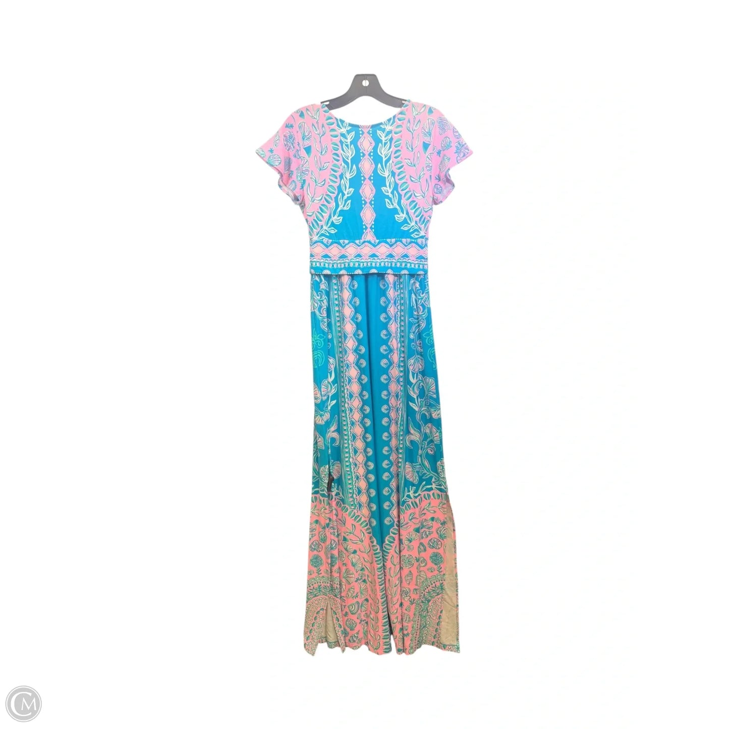 Dress Designer By Lilly Pulitzer In Blue & Pink, Size: Xs