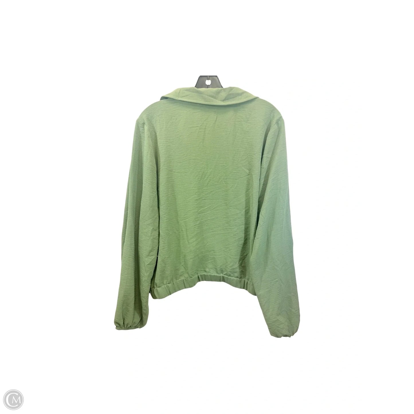 Top Long Sleeve By Sofia By Sofia Vergara In Green, Size: Xl