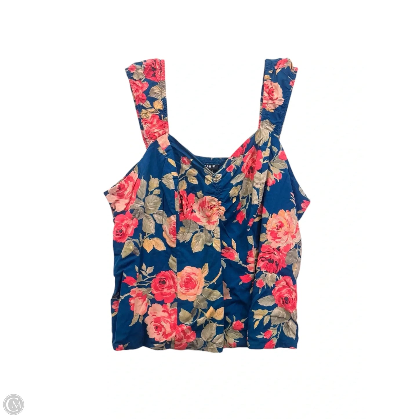 Top Sleeveless By Torrid In Floral Print, Size: 2x