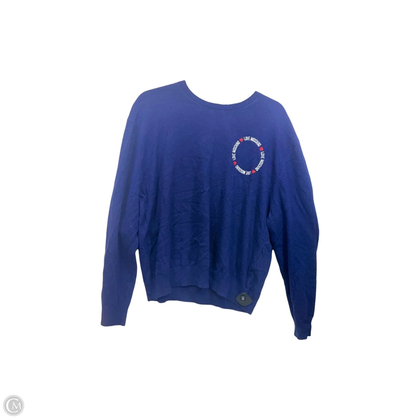 Sweater By Love Moschino In Navy, Size: M