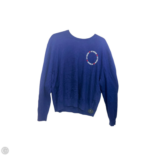 Sweater By Love Moschino In Navy, Size: M