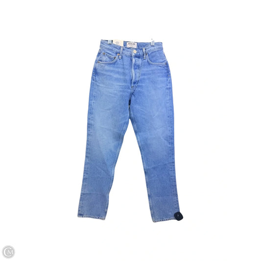 Jeans Designer By Agolde In Blue Denim, Size: 0