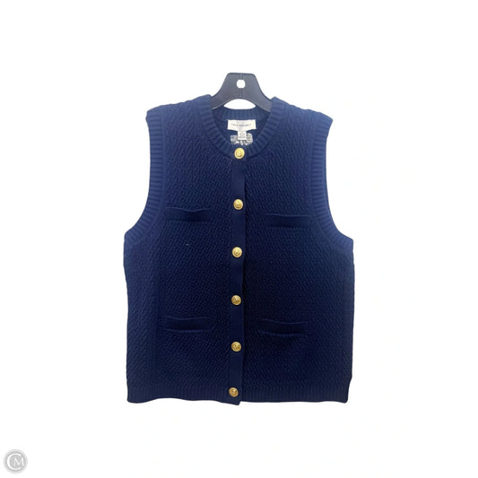 Vest Sweater By Free Assembly In Navy, Size: M