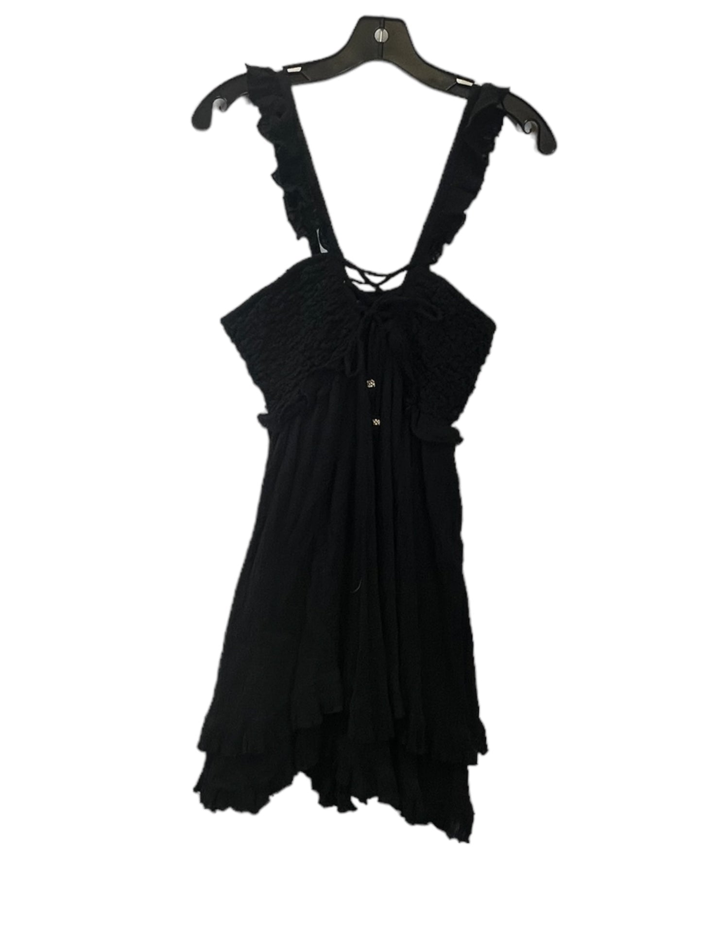 Black Dress Casual Short Free People, Size Xs