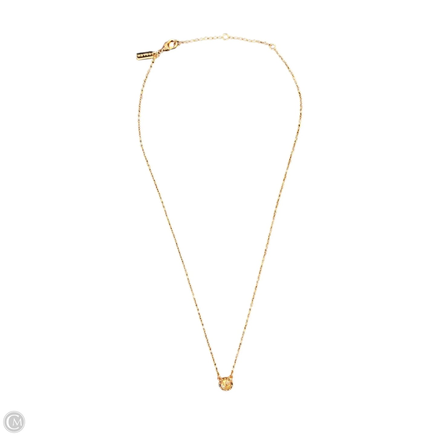 Necklace Chain By Coach, Size: 0
