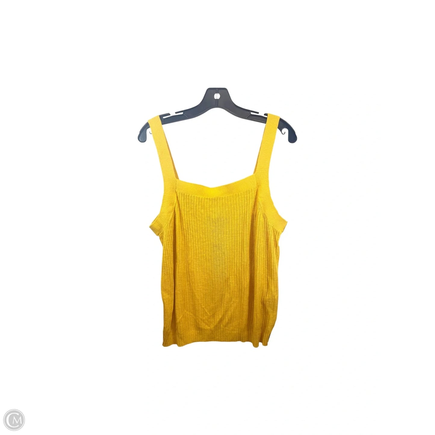 Top Sleeveless By Banana Republic In Yellow, Size: L