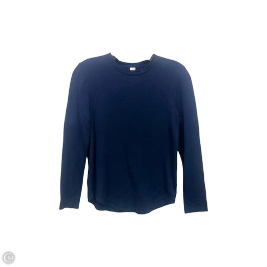 Athletic Sweatshirt Crewneck By Lululemon In Navy, Size: 2