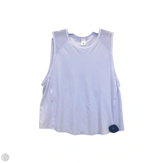 Athletic Tank Top By Lululemon In Purple, Size: 4