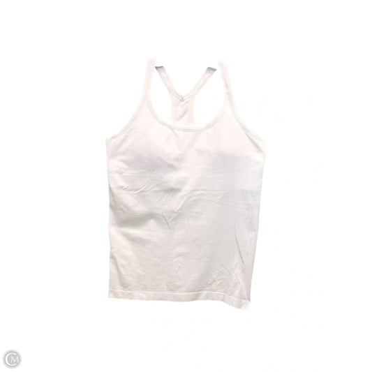 Athletic Tank Top By Lululemon In White, Size: 12