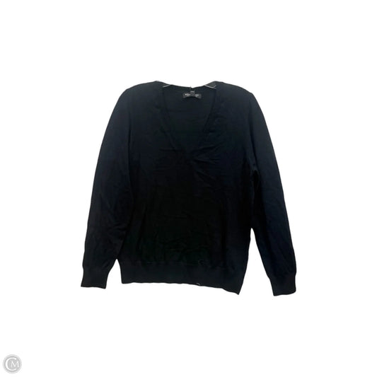 Top Long Sleeve By Banana Republic In Black, Size: L