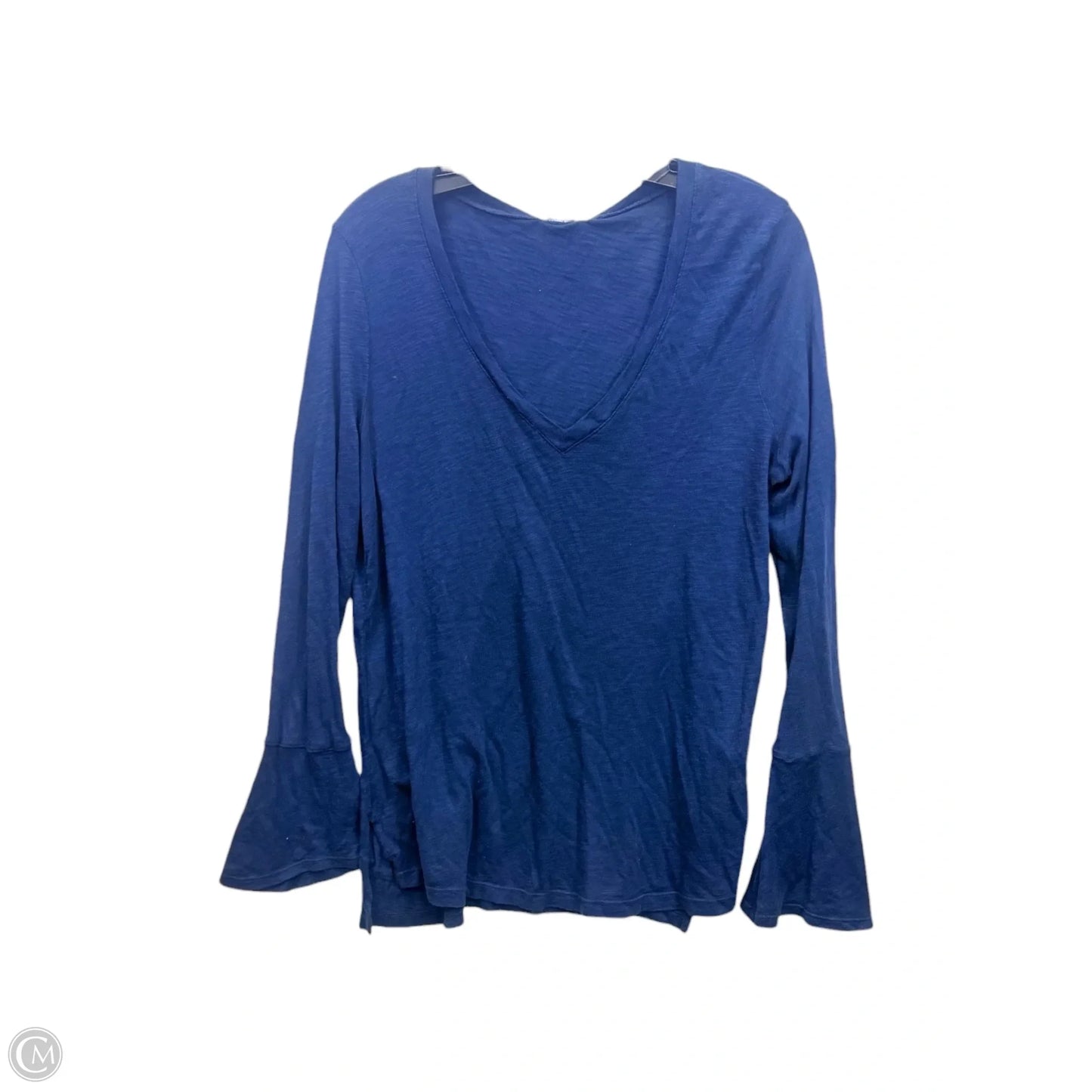 Top Long Sleeve Basic By Splendid In Blue, Size: L