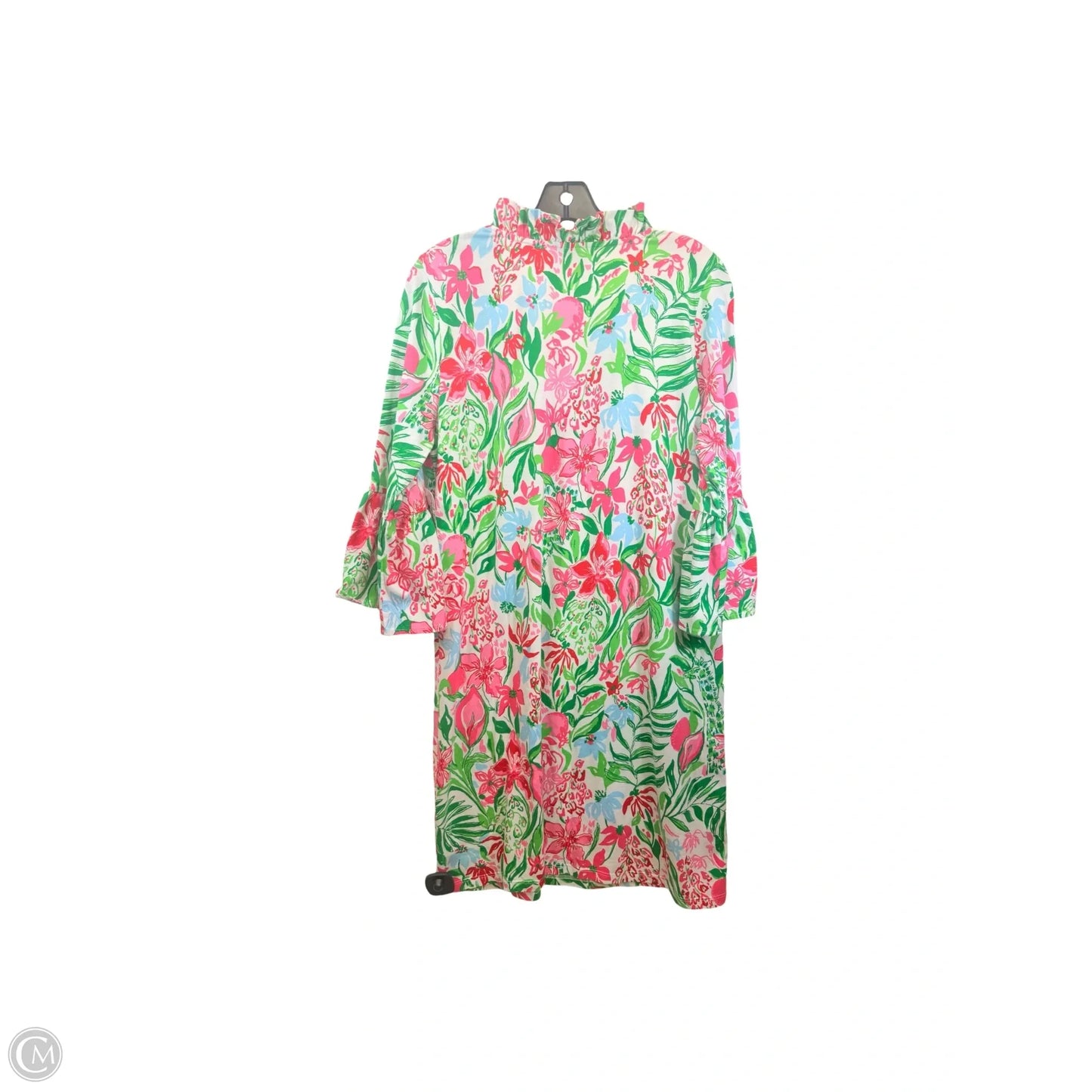 Dress Designer By Lilly Pulitzer In Green & Pink, Size: L