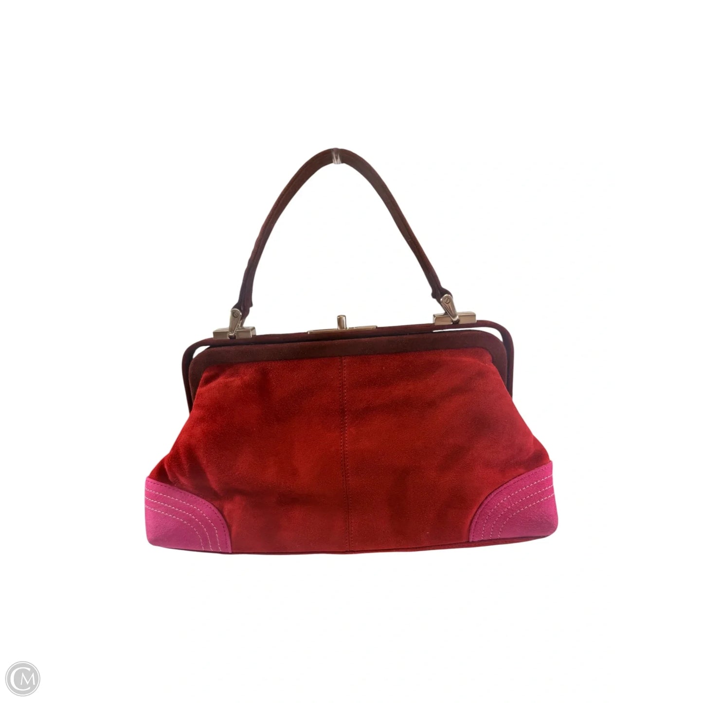 Handbag Leather By Via Spiga, Size: Medium