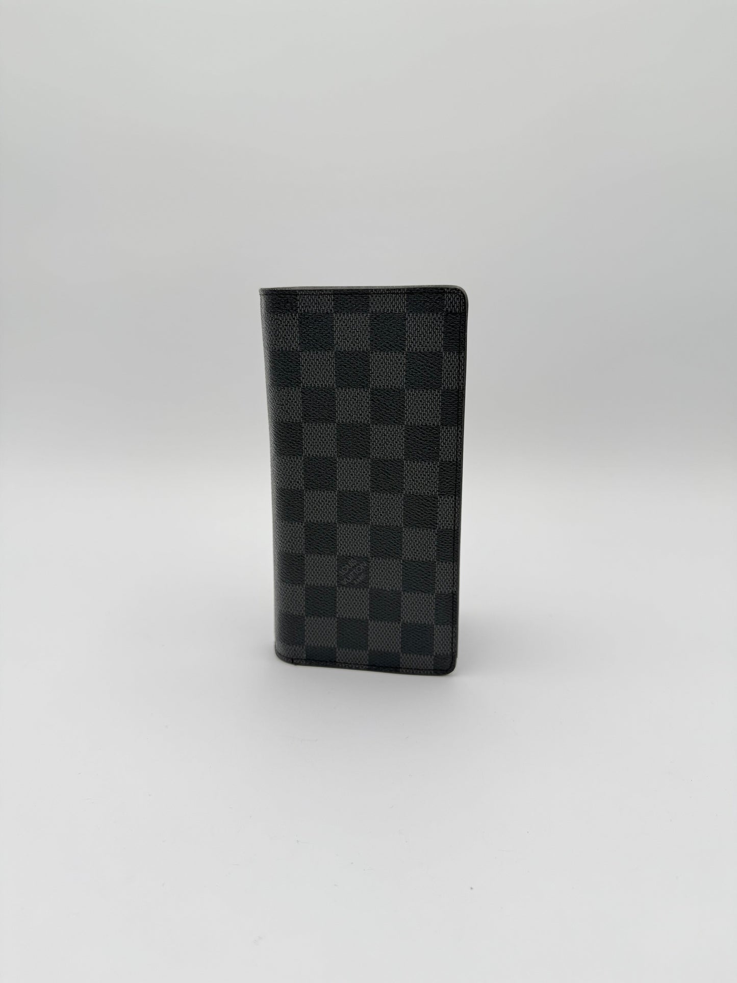 Wallet Luxury Designer By Louis Vuitton In Black & Grey, Size:Large