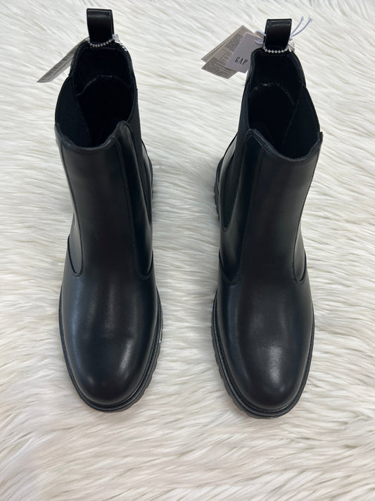Boots Ankle Heels By Gap In Black, Size:10