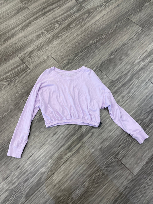 Top Long Sleeve By Aerie In Purple, Size: M