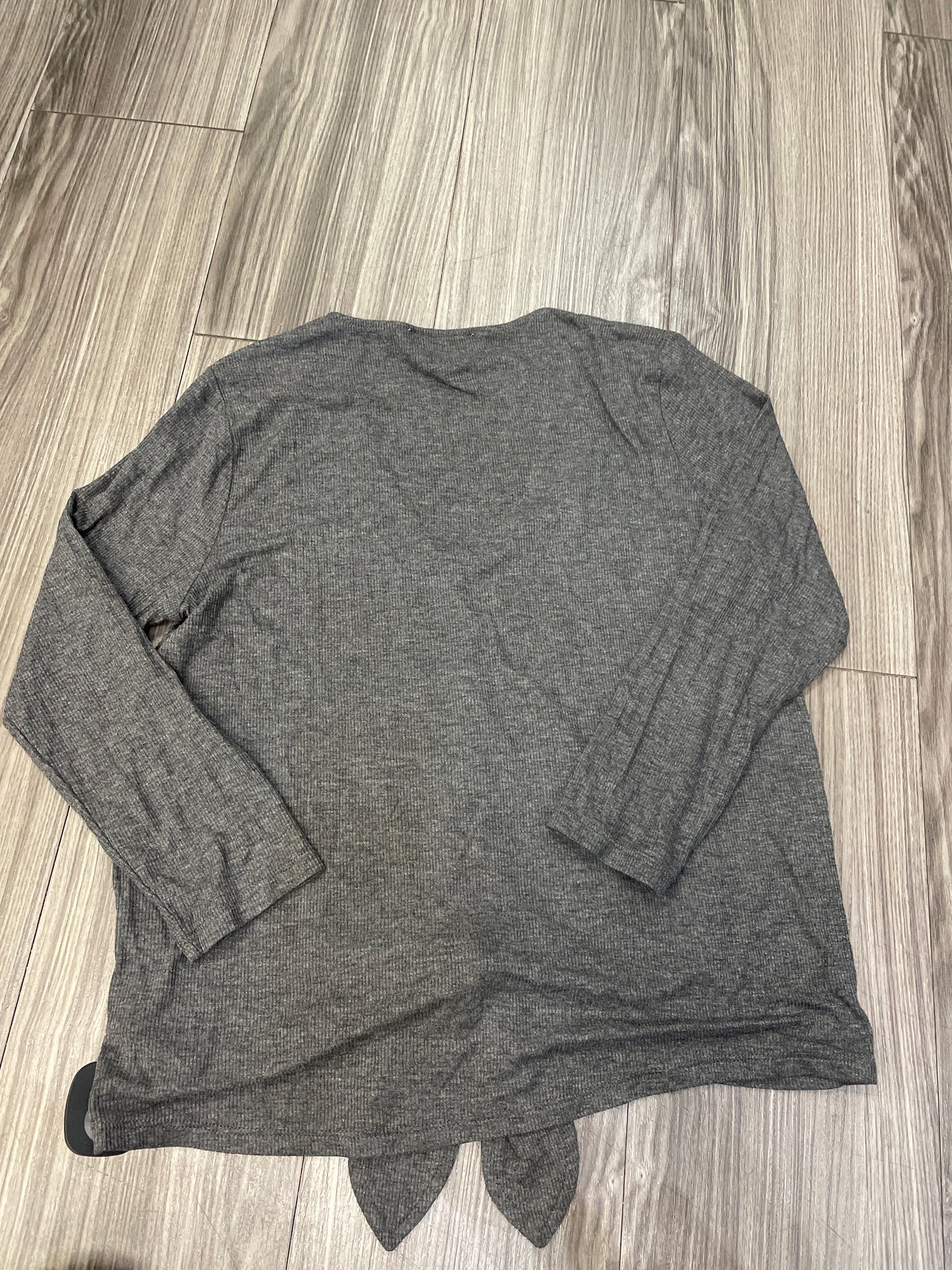 Top 3/4 Sleeve By Michael Kors In Grey, Size: M