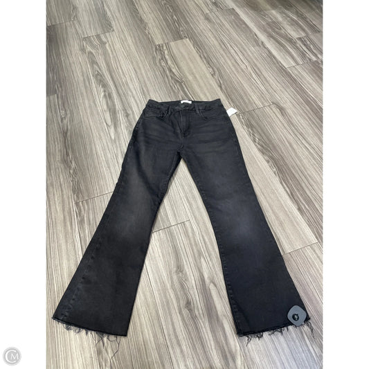 Jeans Cropped By Frame In Black, Size: 4