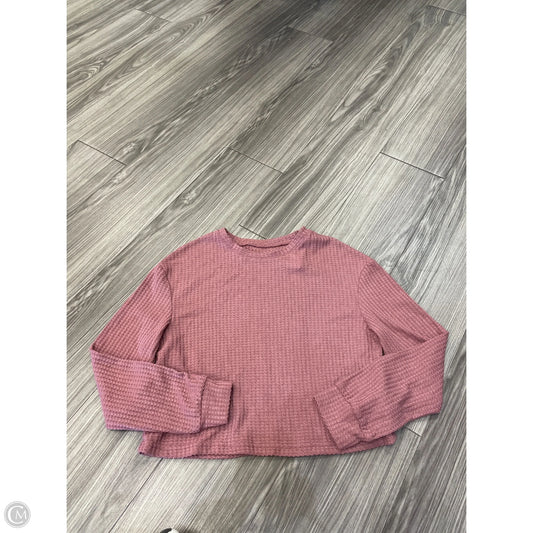 Top Long Sleeve By Clothes Mentor In Pink, Size: M