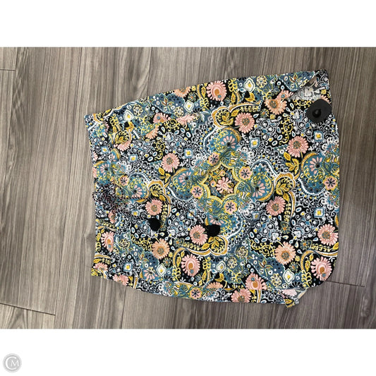 Skirt Midi By Loft In Floral Print, Size: M