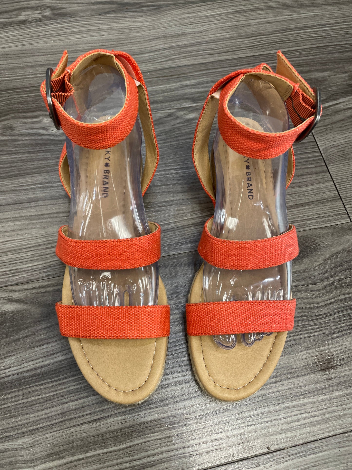 Sandals Heels Wedge By Lucky Brand  Size: 8.5