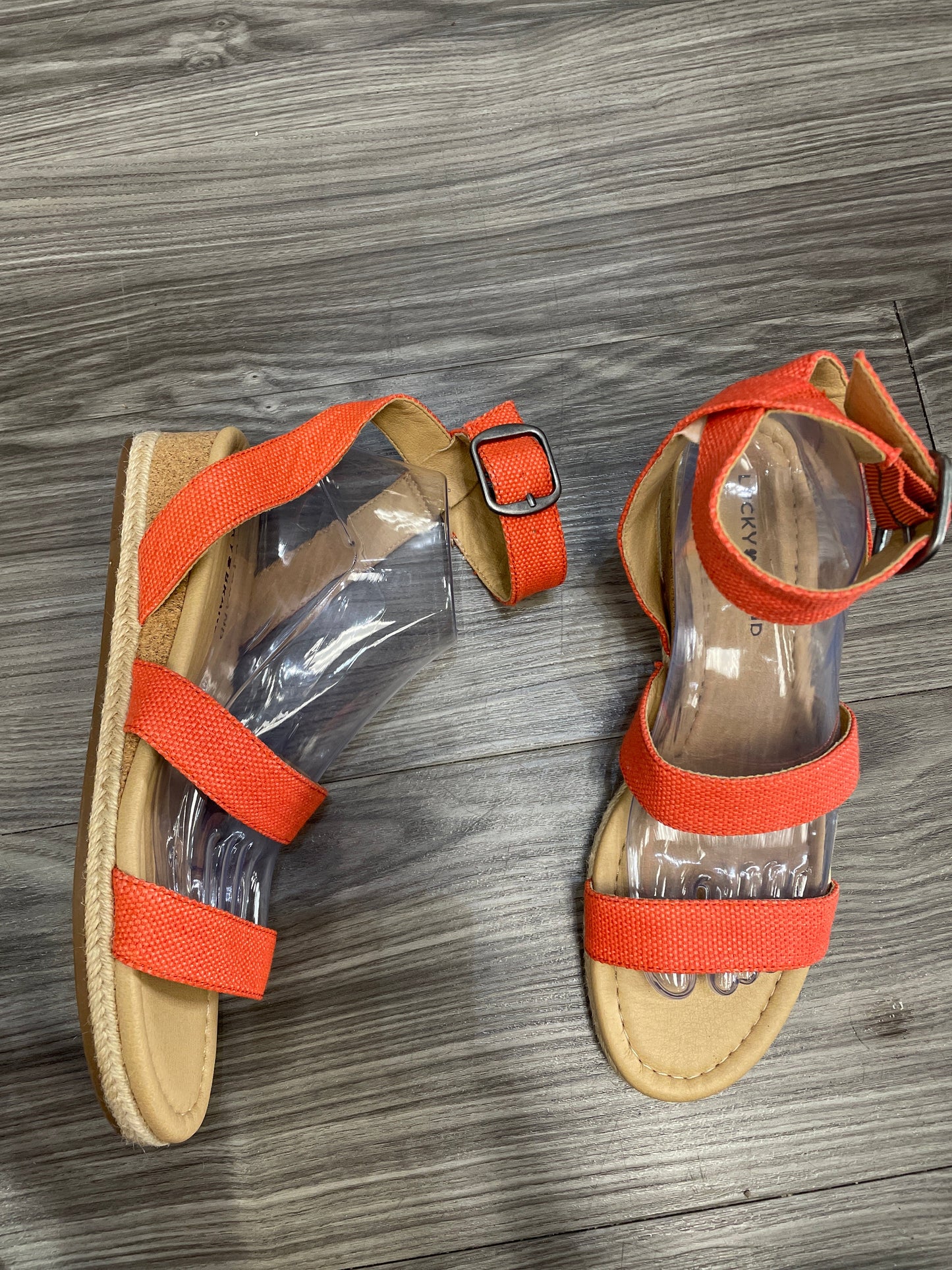 Sandals Heels Wedge By Lucky Brand  Size: 8.5