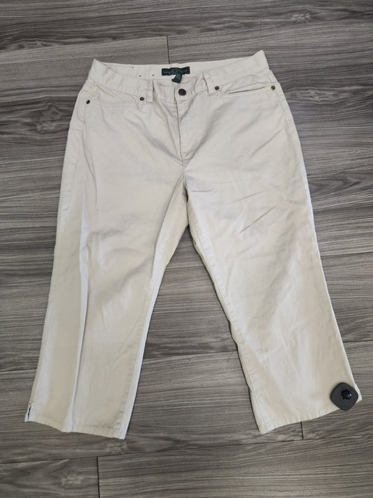 Tan Capris Lauren By Ralph Lauren, Size 10