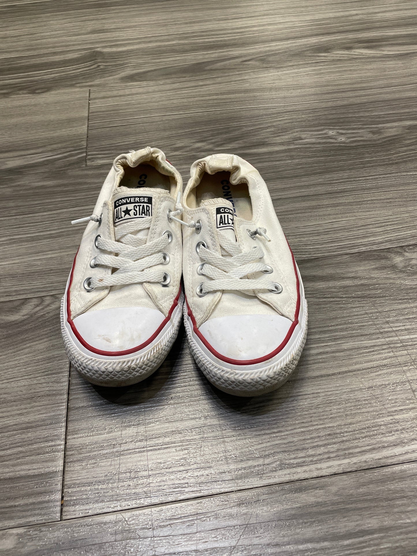 White Shoes Sneakers Converse, Size 7.5