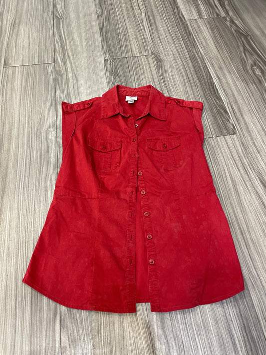 Red Vest Other Worthington, Size S