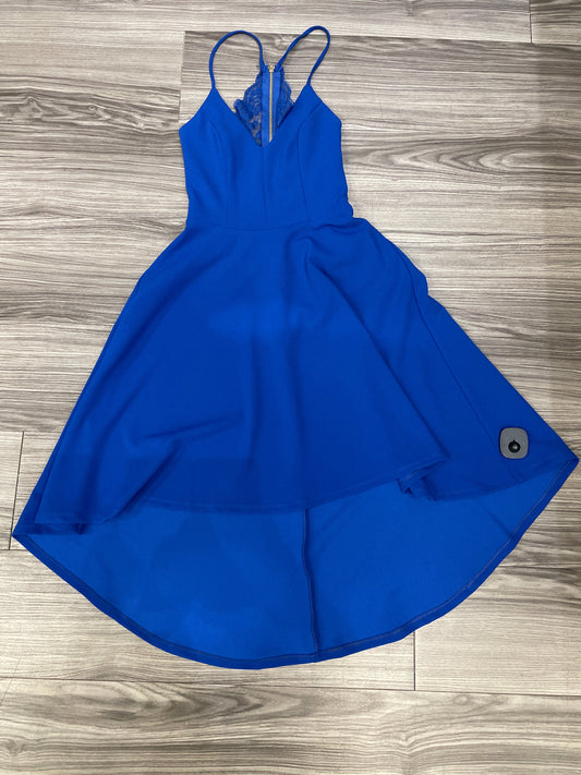 Blue Dress Party Short Clothes Mentor, Size 4