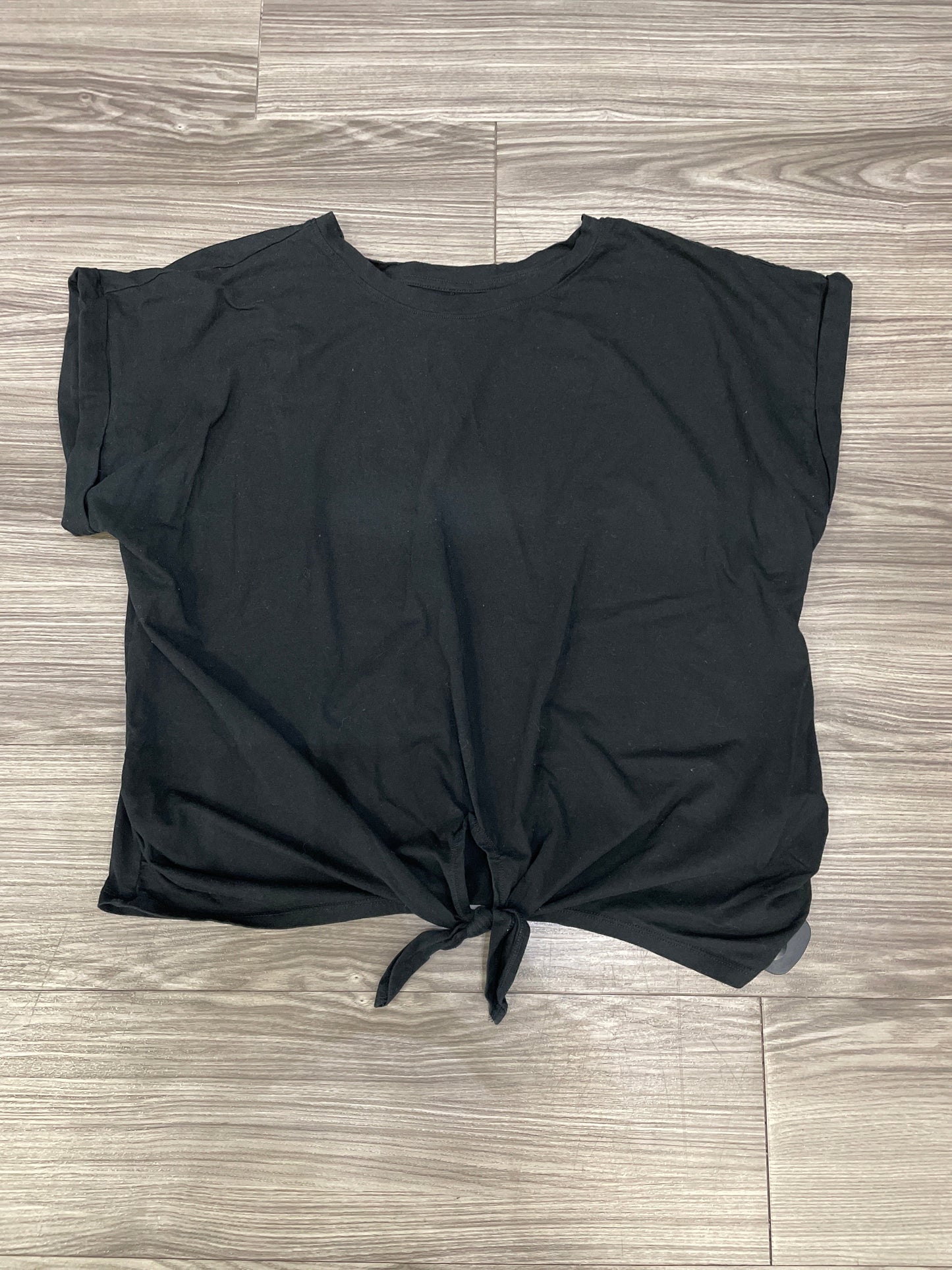 Black Top Short Sleeve Ava & Viv, Size 2x