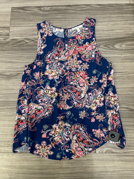 Multi-colored Tank Top Clothes Mentor, Size S