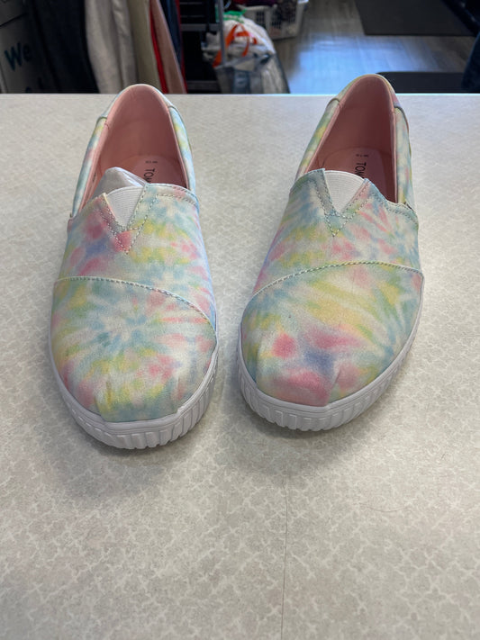 Shoes Sneakers By Toms In Tie Dye Print, Size: 10