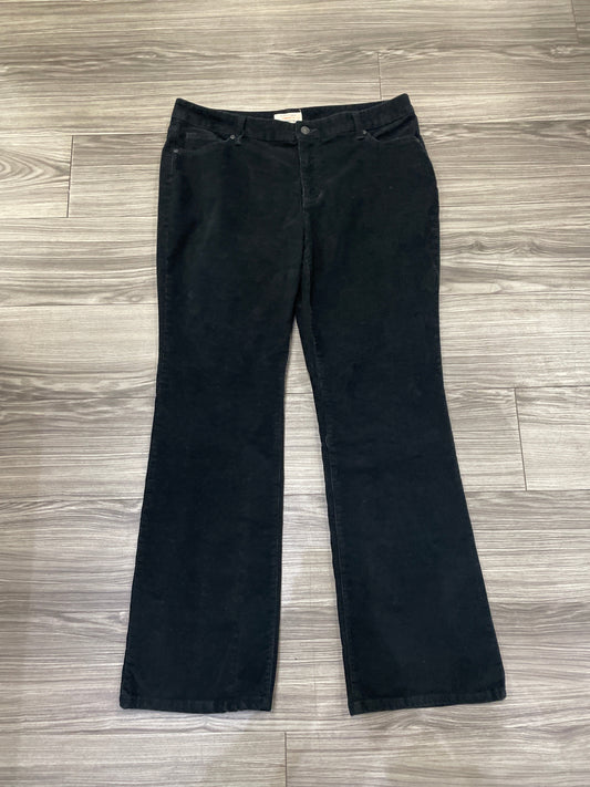 Pants Corduroy By St Johns Bay In Black, Size: 16
