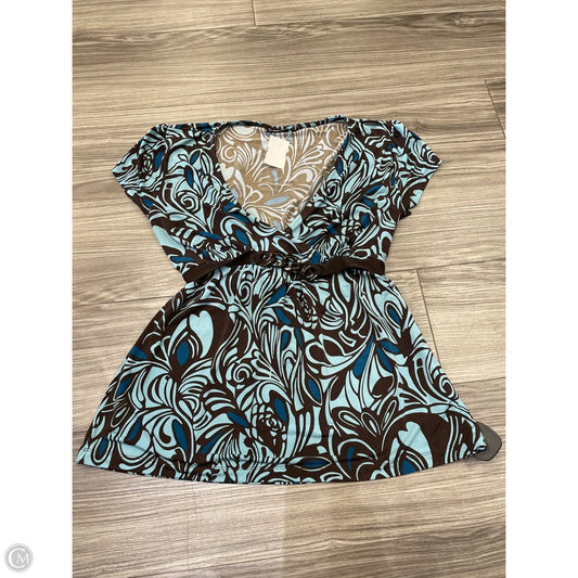 Top Short Sleeve By Apt 9 In Multi-colored, Size: Mp