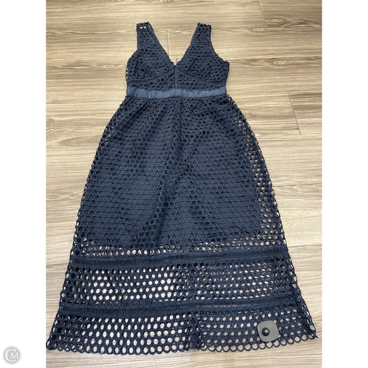 Dress Casual Midi By Abercrombie And Fitch In Blue, Size: S