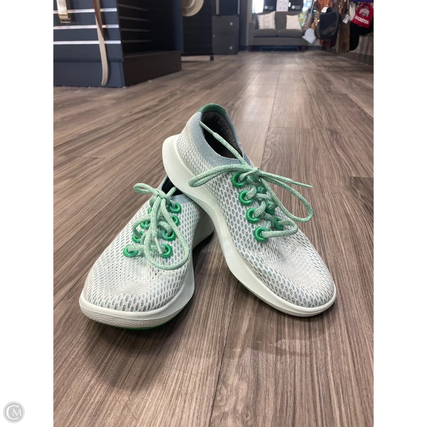 Shoes Athletic By Allbirds In Green, Size: 7.5