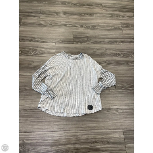 Top Long Sleeve Basic By Staccato In Striped Pattern, Size: M