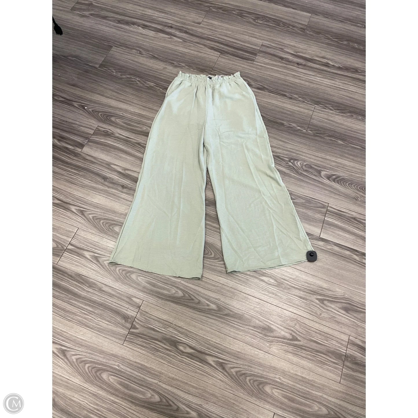 Pants Wide Leg By Streetwear Society In Green, Size: L