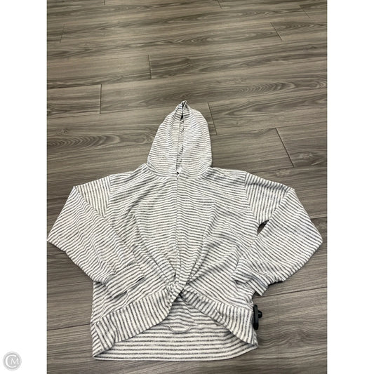 Sweatshirt Hoodie By Cmc In Striped Pattern, Size: L