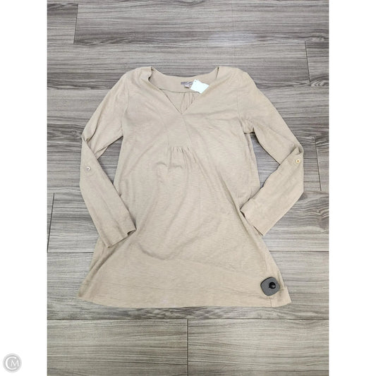 Tunic Long Sleeve By J. Jill In Tan, Size: S