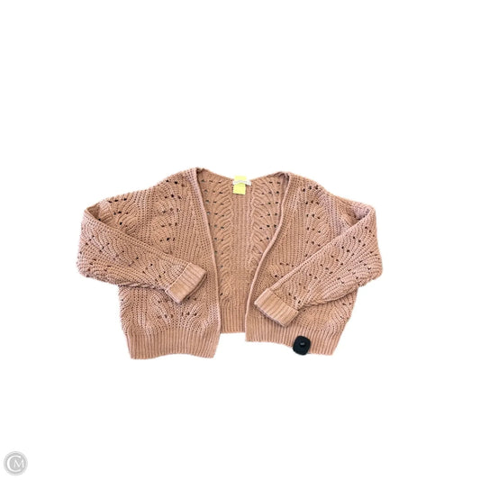 Cardigan By Clothes Mentor In Pink, Size: L