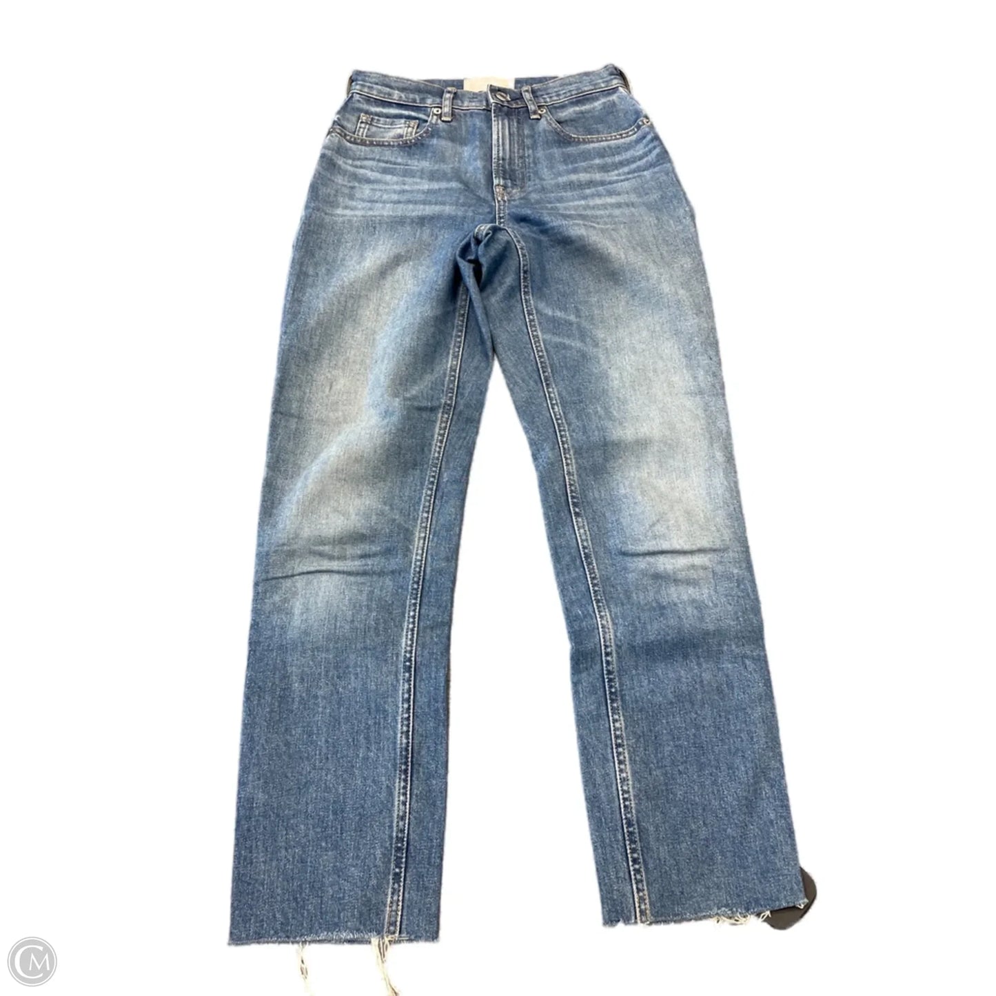 Jeans Straight By Everlane In Blue Denim, Size: 0