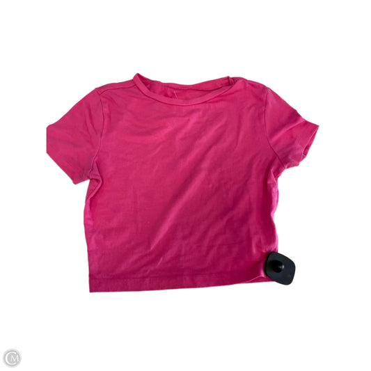 Top Short Sleeve Basic By Wild Fable In Pink, Size: Xs